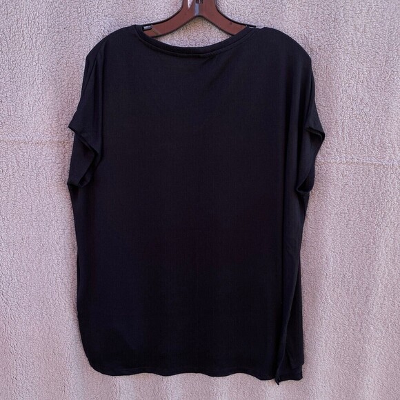 Orvis Classic Collection Black Short Sleeve Batwing Shirt Sz 2XL - Picture 4 of 8